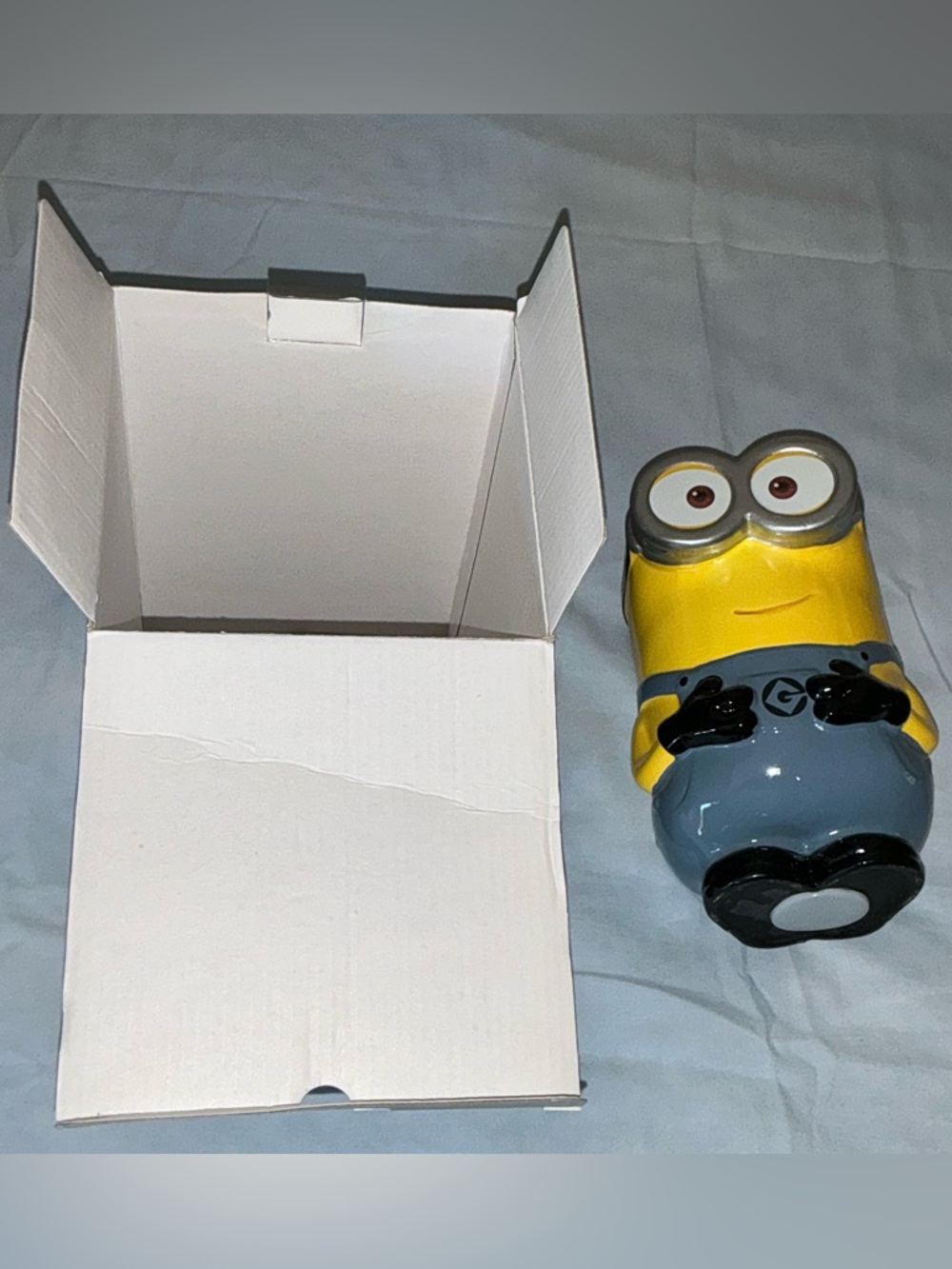 Tall Minion Character Coin Money Bank Statue Kids Collectible